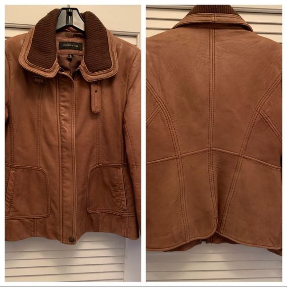 Jones New York Jackets & Blazers - Jones New York leather jacket size L
Excellent Pre-owned Condition